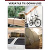 VIPARSPECTRA Ratchet Tie Down Straps, 1/4" Adjustable Rope Hangers [4