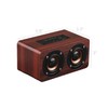 3.5 mm Jack 10W Bluetooth Speaker Super Bass Loud Wood