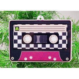 1980's Cassette Tape Retro Themed Christmas Ornament (C74)