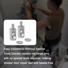2 pcs Compatible with Framed Shower Door Hinge Pin Replacement,