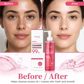 Facial Cleansing Gel for Daily Face Washing – Gentle Oil Control Cleanser for Men & Women