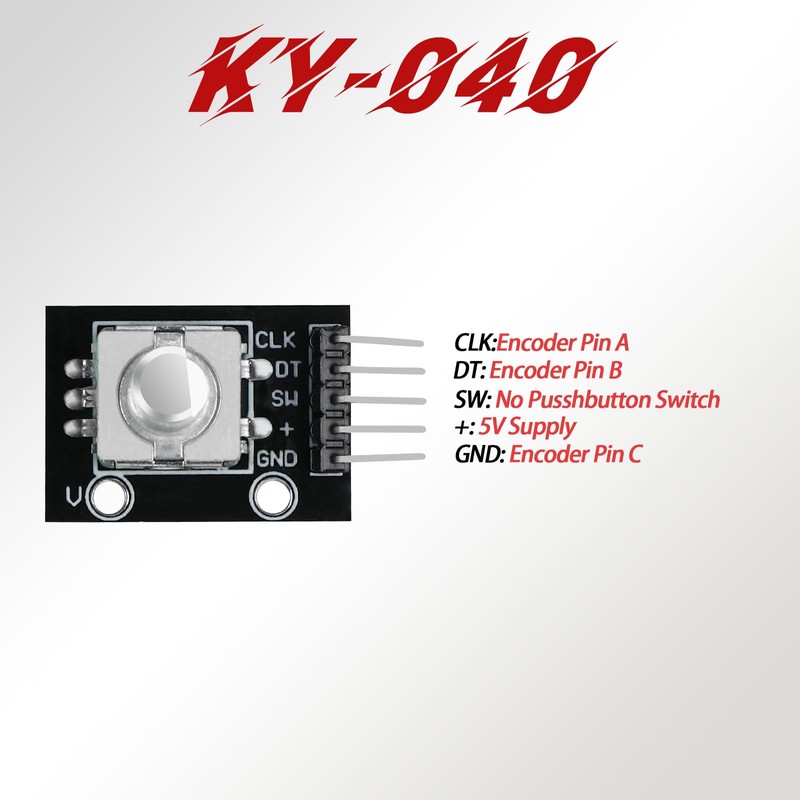 VILHTL KY-040 360 Degree Rotary Encoder Module Brick Sensor Development