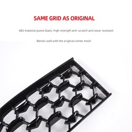 Compatible with Mazda CX30 accessories Front Grill Mesh Inserts Trims Front Grille Guard for Mazda CX-30 (2019-now）Car Exterior Accessories ABS Material(2PCS)
