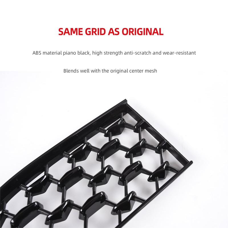 Compatible with Mazda CX30 accessories Front Grill Mesh Inserts Trims
