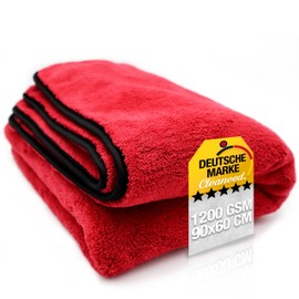 Cleaneed Premium Drying Cloth [90 x 60 cm – 1200GSM] – Extra Absorbent without Residue – Microfibre Cloth with Extreme Absorption Capacity – Particularly Gentle on Paint – For Cars and Motorcycles