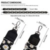 Poceacles Daisy Floral Pattern Purse Strap Replacement Adjustable Bag Strap