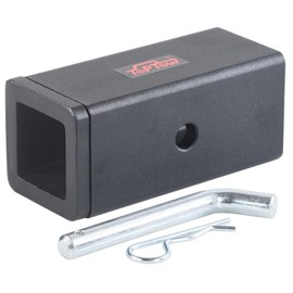 TOPTOW 64027HP Trailer Hitch Adapter 3" to 2-1/2" and 2-1/2" to 2" Hitch Reducer Sleeve Carbon Steel, 5/8 inch Pin & Clip Included