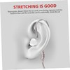 KOMBIUDA 10pcs Replacement Mushroom Earbud Tips for Acoustic Tube Earpieces