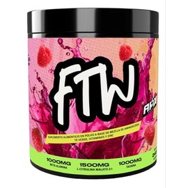 FTW  Polvo a base de Aminoácidos, Vitaminas, Zinc y Cafeína de Origen Natural  Para uso en gaming y pre entreno (pre workout)  240 gramos  40...      