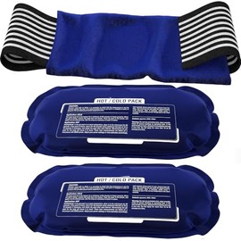 Ice Packs for Injuries Reusable-3PCS Set Reusable Hot and Cold Therapy Gel Wrap,Alleviate Joint and Muscle Pain –10"×5" Rotator Cuff, Knees, Back & More