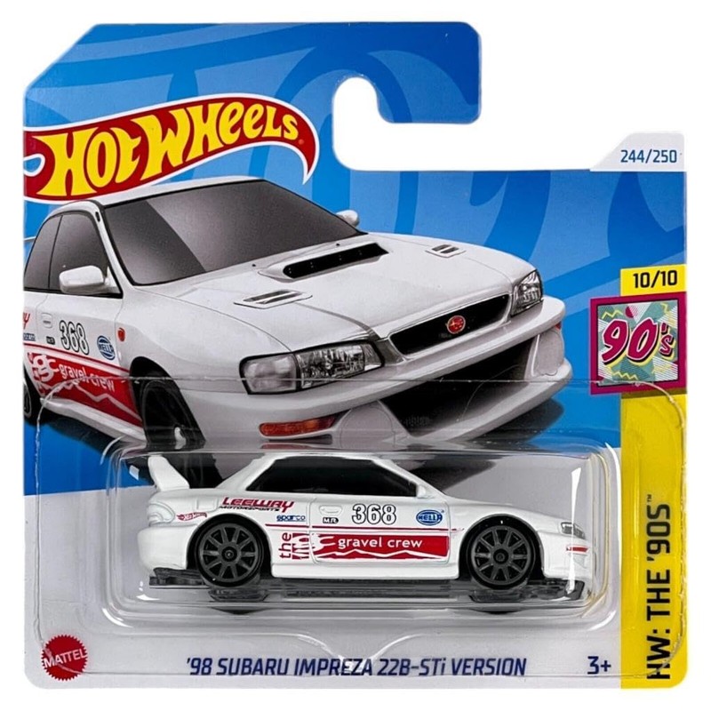 Hot Wheels Single Cars 98 Subaru Impreza 22B-STi Version HTB12