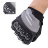 Winter Unisex Anti Collision Breathable Bike Gloves Cycling Equipment Black(black