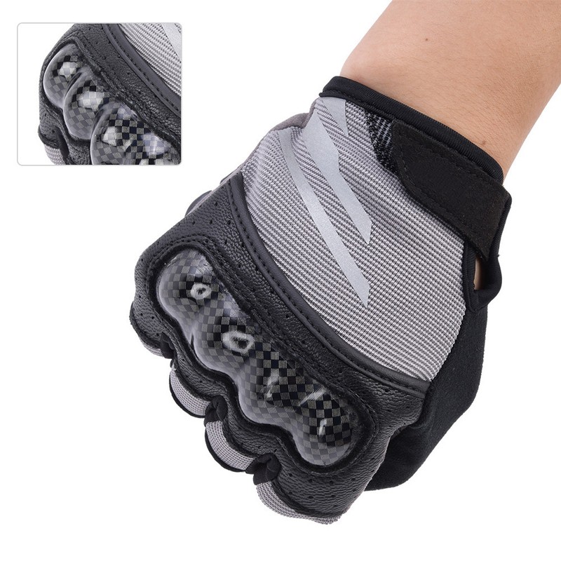 Winter Unisex Anti Collision Breathable Bike Gloves Cycling Equipment Black(black
