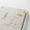 Midori Pocket Diary 2026 B6 Weekly Cat Pattern 22373006 (Starting