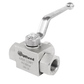 Ufixed 3 Way 1/2" High Pressure Hydraulic Ball Valve Pressure Washer Ball Valve 7250 Psi 1/2 Inch Npt Dn10 Ball Valve With Handle Replacement