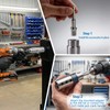 Moalaok Trailer Jack Drill Adapter Compatible with 1 Inch Jack