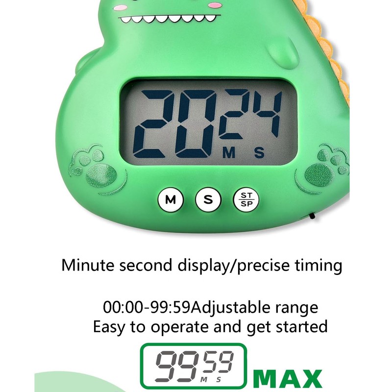 Kitchen Timer, Cute Cartoon Animal Countdown Timer, Digital Cooking Timer