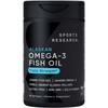 Sports Research Triple Strength Omega 3 Fish Oil Supplement -