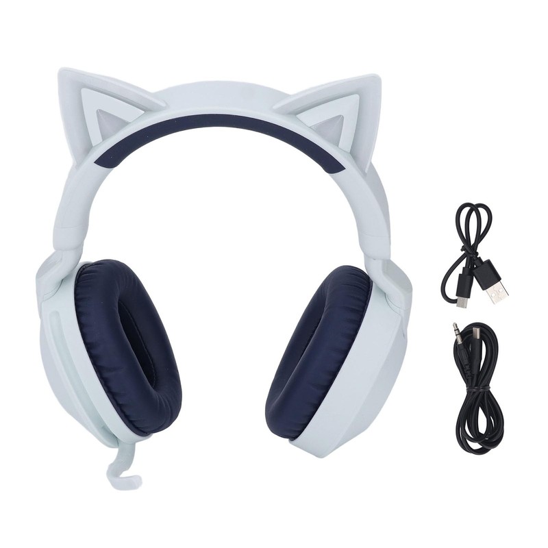 Cat Ear Wireless Headphone with Mic, Volume Control Cat Ear