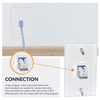 Newhouse Hardware Ethernet Wall Plate, White, 5-Pack