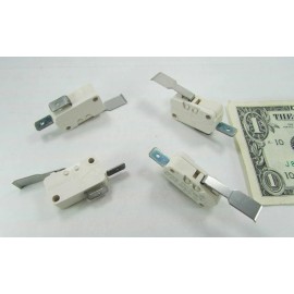 Cherry Lot 4 Cherry 15.1A Wide Stainless Lever Micro Switches NO Op 125VAC/250VAC .5 DC