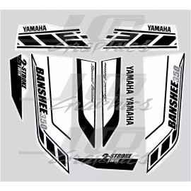 banshee yamaha banshee full graphics kit special edition THICK AND HIGH GLOSS