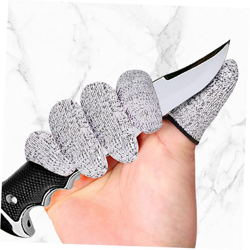 Ipetboom 3 Pairs Cut Resistant Finger Cots Reusable Finger Protectors