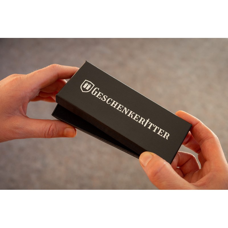 Geschenkritter 10010 Men's Keyring, black