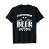 I Like To Think Beer Misses Me Too Pregnancy T-Shirt