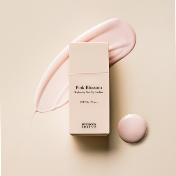  1+1 Ingredient Editor Pink Blossom Brightening Tone-Up Sun Base