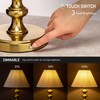 O'Bright Ember Rechargeable Table Lamp (Antique Brass_Baluster)