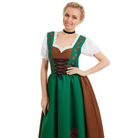 Fun Shack Oktoberfest Outfit Women, Lederhosen Women Costume, Bavarian Costume Women, Dirndl Dress Women Large