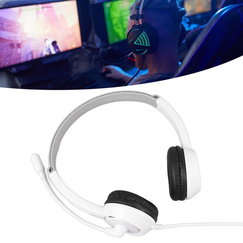 3.5mm Gaming Headset Noise Reduction Clear Adjustable Headband Computer Gaming