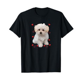 Maltese Dog Lover Dogs Puppies Owners Design Men Women Girls Kids T-Shirt