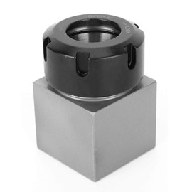 ER32 Collet Block Square/Hexagon, ER32 Collet Block Collet Holder for Lathe Engraving Machines, Industrial Collets (Square)