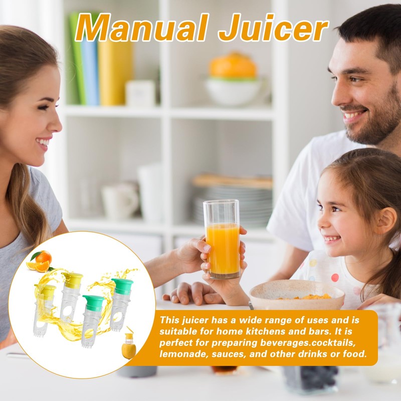 4 Pcs Lemon Squeezers, Lemon Juicer Squeezer, Screw Top Lemon