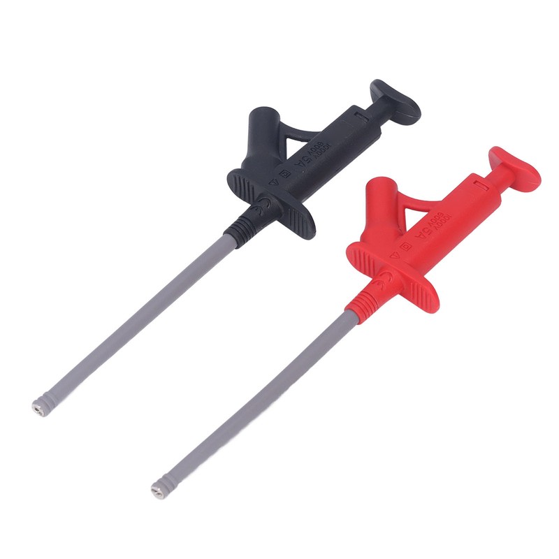 Flexible Test Hook Multimeter Electrical Testing Grabber Hook with 4MM