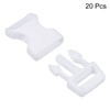 PATIKIL Plastic Buckles, 20 Pack Quick Side Release Clips for