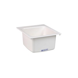Mustee 11 Utility Sink, 17-Inch x 20-Inch, White