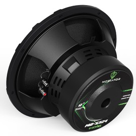 12 2000W Max Power Dual 4 Ohm Car Subwoofer, Easy to Install, Black-S324 (MB-S324)