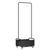 Dunatou Small Clothes Rack with Wheels, Heavy Duty Metal Garment