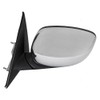 Replacement Drivers Power Side View Mirror Heated Chrome Cover Compatible