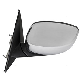 Replacement Drivers Power Side View Mirror Heated Chrome Cover Compatible with 300 Magnum 4806871AL