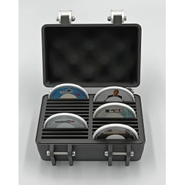 Rugged Protective Carrying Case for PSP 1000, 2000, and 3000 UMD Disks - Holds 26 Games