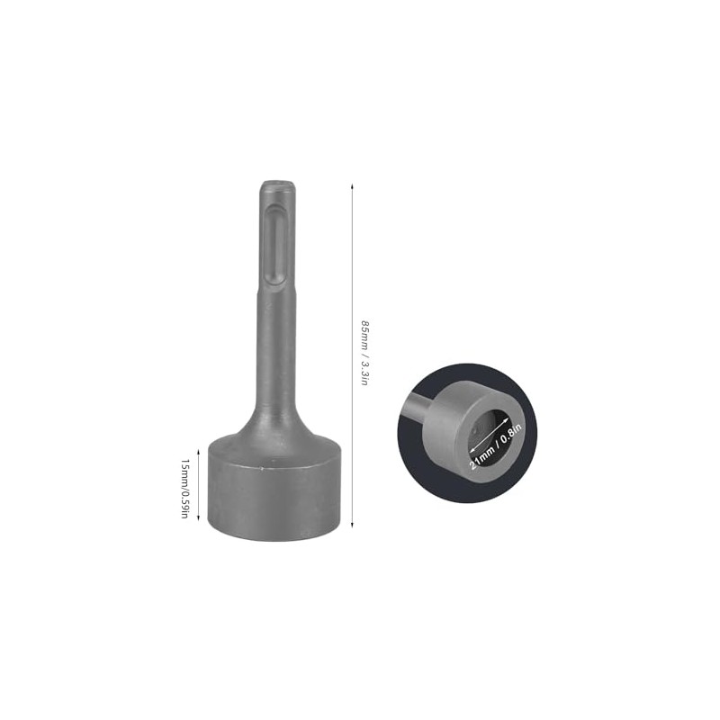 Mumusuki Steel Ground Rod Driver, Time Saving SDS Plus Hammer