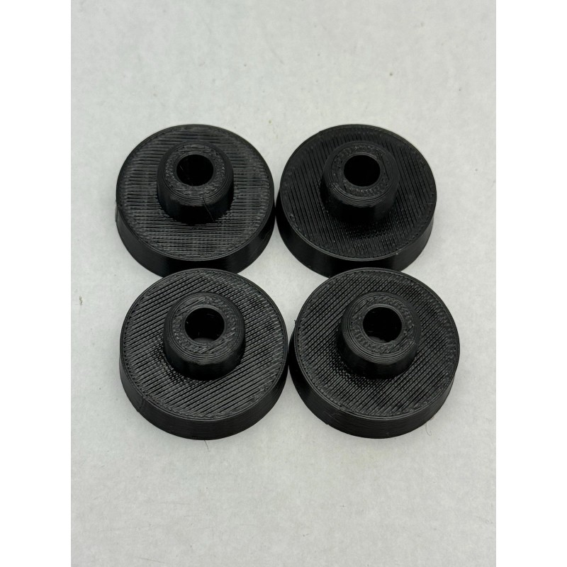 Underwood Replacement feet for the Underwood 6 model typewriter.