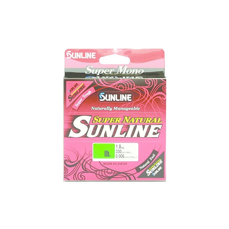 (11kg/660-Yards, Natural Clear) - Sunline Super Natural Monofilament Fishing Line