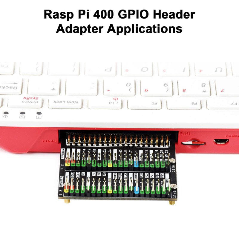 For Rasp Pi 400 GPIO Header Adapter AYWHP 400 GPIO
