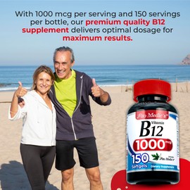 FITO MEDIC'S Lab | Vitamin b12 | 1000 mcg | 150 Servings | b12 | b12 Vitamins | b12 1000 mcg | Ultra high Absorption.