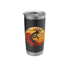 Dancing Kokopelli Southwestern USA Native American Symbol Stainless Steel Insulated Tumbler